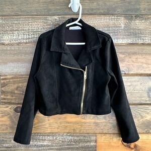 Girls Knit Works Black Jacket